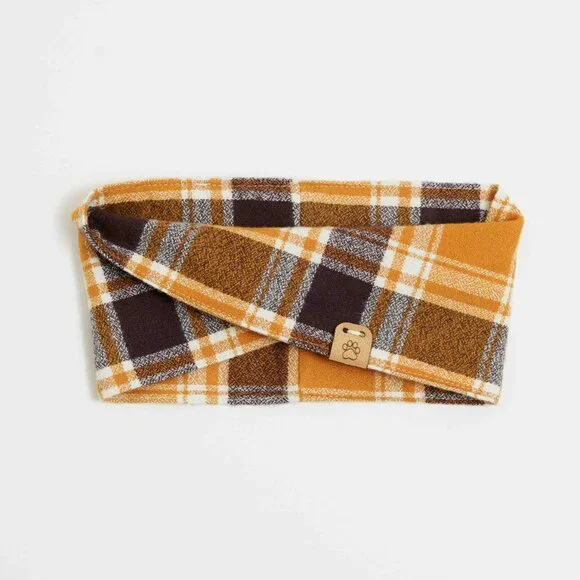 XS Flannel Dog Bandana Infinity Scarf for small dogs - Picture 10 of 13